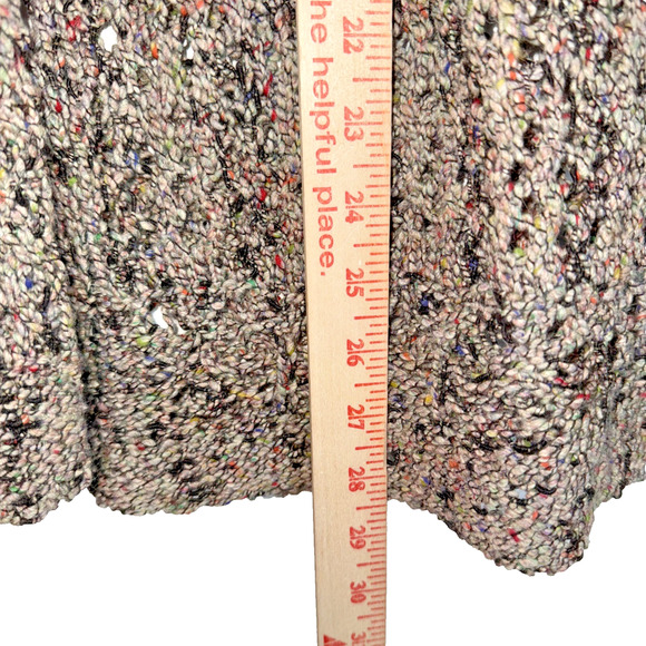 Soft Surroundings Sz M Pointelle Colorful Open Knit Sweater Beach Boho - Picture 8 of 10